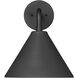 Axston 1 Light 15 inch Textured Black Outdoor Wall Sconce
